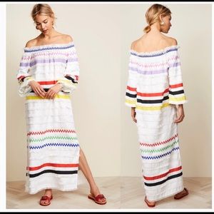 NWT Anthropologie Cynthia Rowley Off Shoulder Maxi